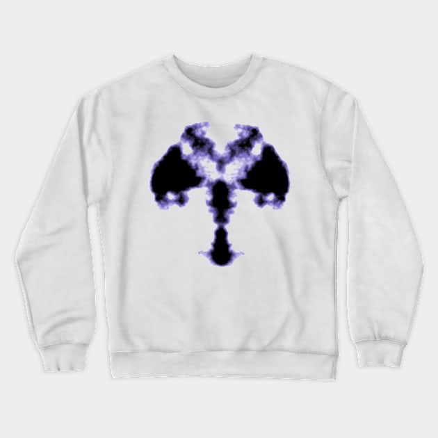 Abstract Rorschach inkblot Crewneck Sweatshirt by AnnArtshock